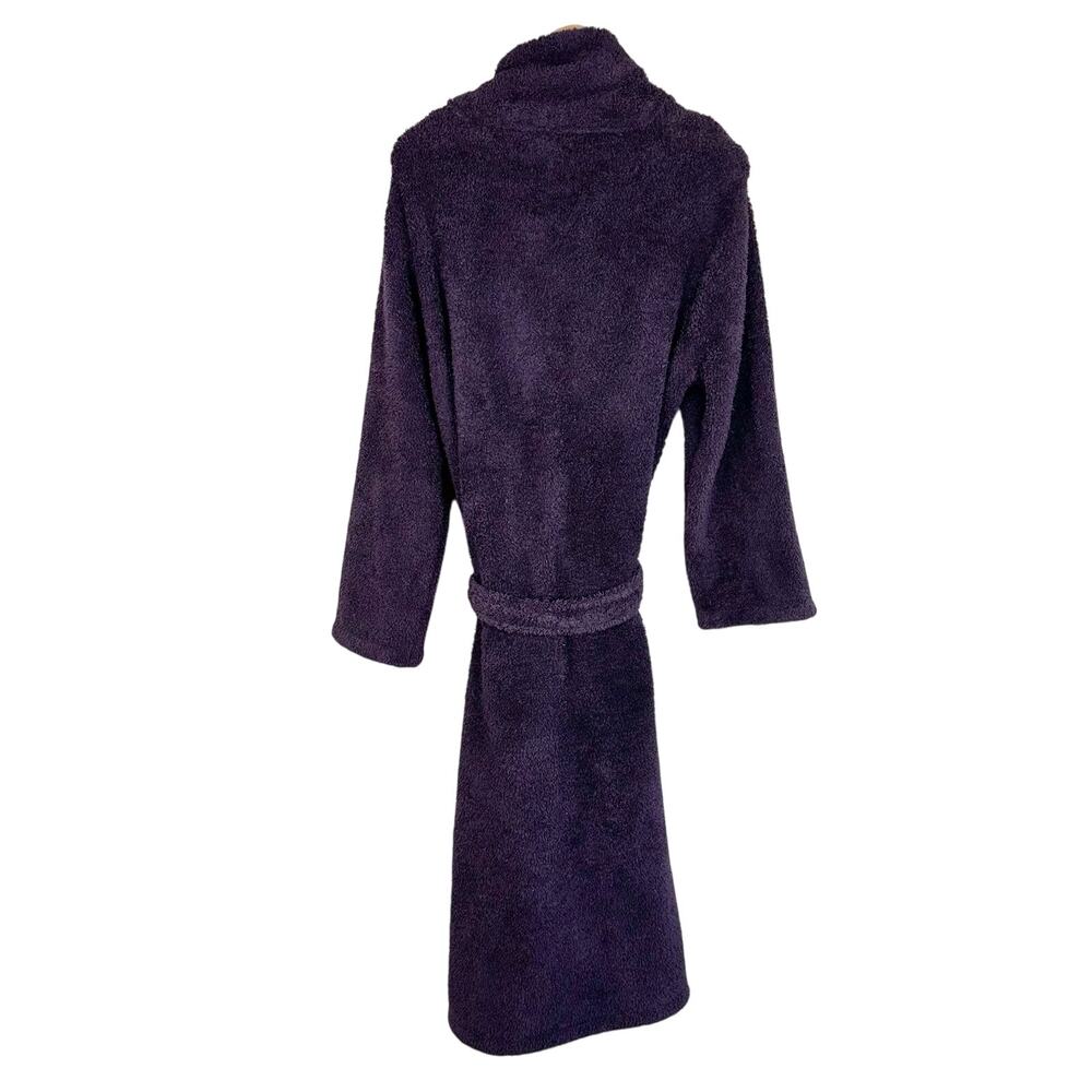 Barefoot Dreams CozyChic Adult Robe in Umber Purple EUC Size 1 S/M - Picture 6 of 8